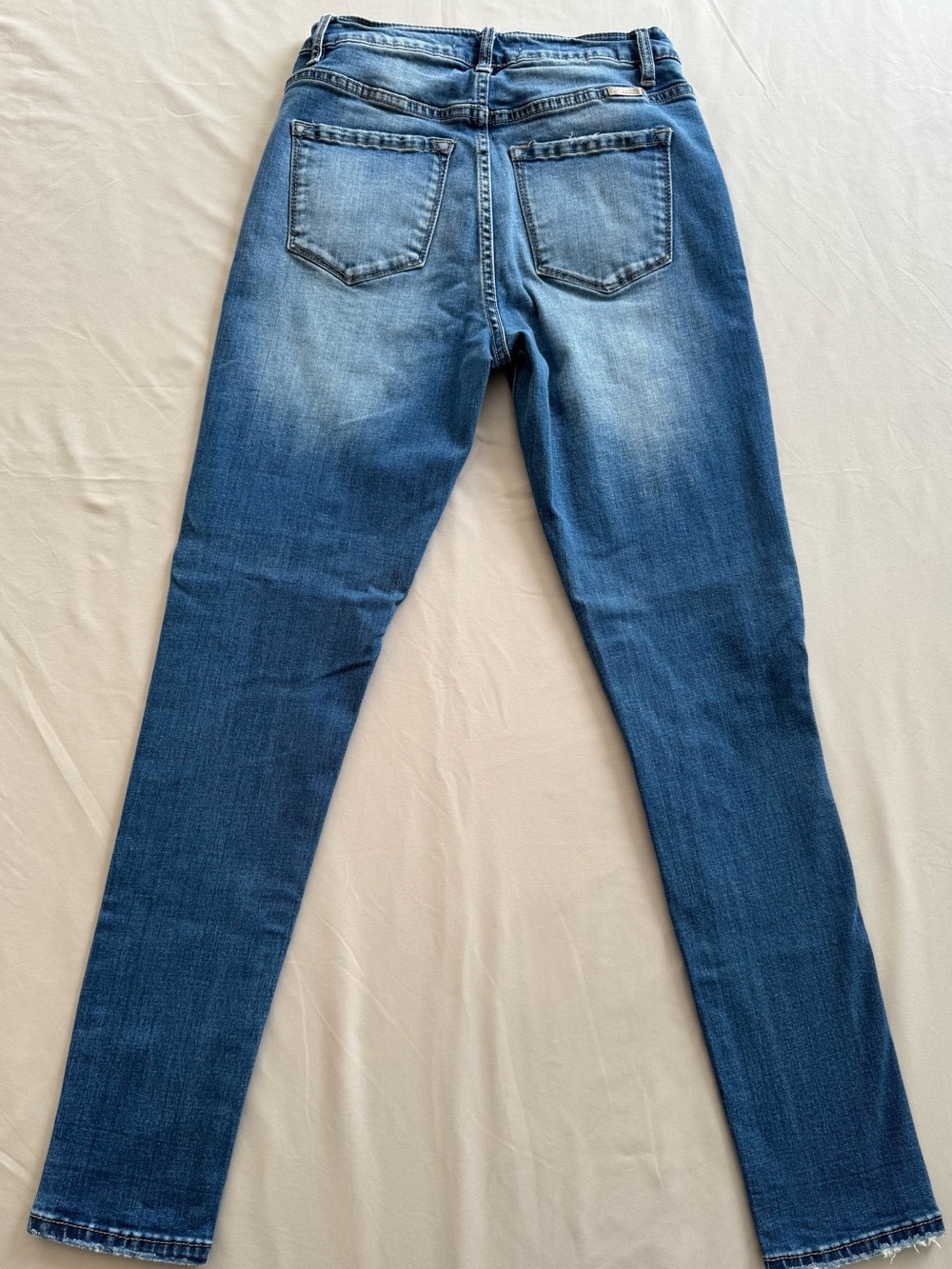 KanCan Light Blue High-Rise Button-Fly Jeans - Picture 5 of 7